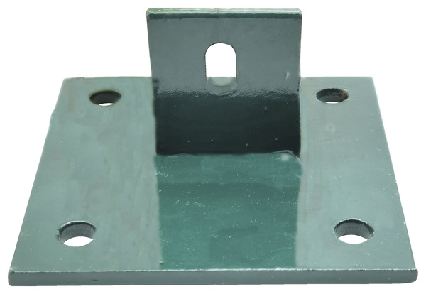 Platine de fixation vert - 10 x 10 cm x H. 5 cm - Marque BLOOMA - Brico Dépôt