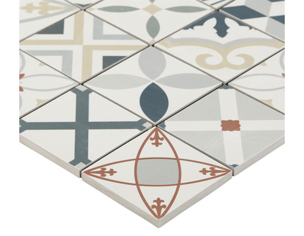 Mosaïque "Hydrolic" muticolore - l. 30 x L. 30 cm - GoodHome - Brico Dépôt