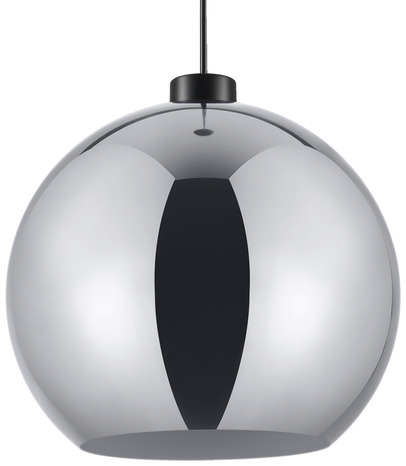 Suspension gris brillant "Pocyon" Ø28 cm - GoodHome - Brico Dépôt