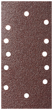 Lot de 5 abrasifs perforés 1/3 185 x 93 mm - Grain 40 - Universal - Brico Dépôt