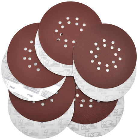 U. Fit 10 disques velcro grains assortis diamètre 225 - Universal - Brico Dépôt