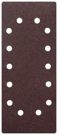 5pk 1/2 sh sandp pun pat 115 x 280 mm 80g grain 80  par 5 - Universal - Brico Dépôt