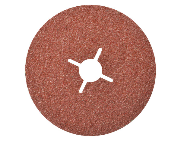 Lot de 5 disques abrasifs en fibre pour meuleuse 125 mm grain 24 - Universal - Brico Dépôt