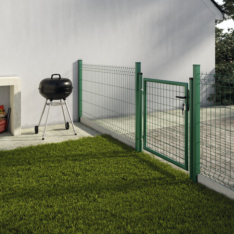 Panneau grillage rigide vert Louga – H. 103 cm - Marque BLOOMA - Brico Dépôt