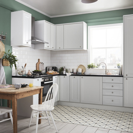 Finition caisson bas droit "Florie" blanc mat - L. 57 x H. 72cm - Cooke and Lewis - Brico Dépôt