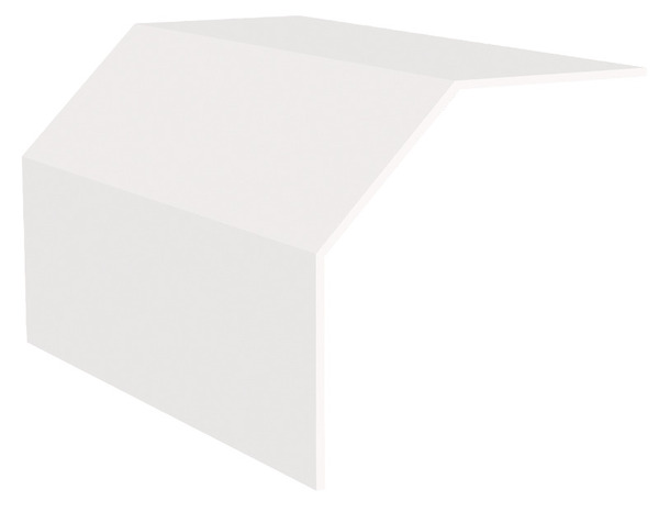 Bavette rénovation pour fenêtre PVC blanc P.10 x l.10 cm - GoodHome - Brico Dépôt