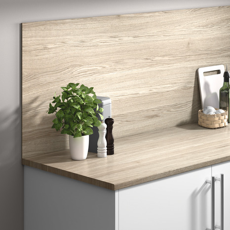 Crédence décor imitation chêne - l.200 x H.60 cm ep 8 mm - GoodHome - Brico Dépôt