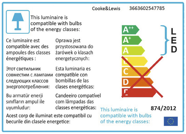 Miroir éclairant "Beauport" 50X65 cm - Cooke and Lewis - Brico Dépôt