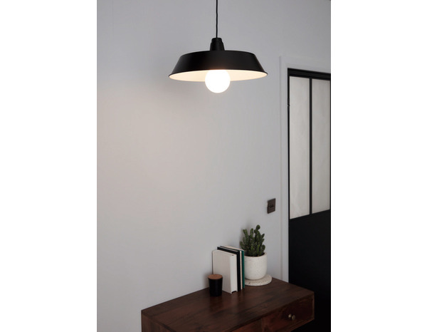 Suspension noir "Gammuse" Ø38 cm - GoodHome - Brico Dépôt