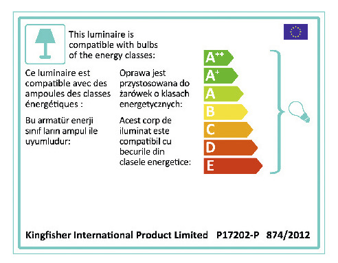 Suspension blanche plastique Ø27 cm - GoodHome - Brico Dépôt