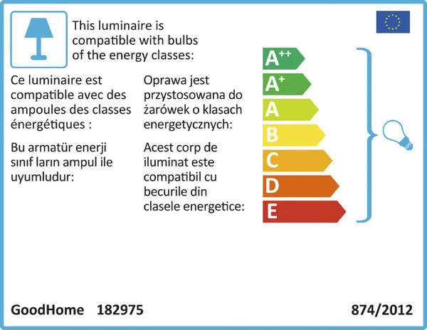 Suspension noir "Gammuse" Ø38 cm - GoodHome - Brico Dépôt