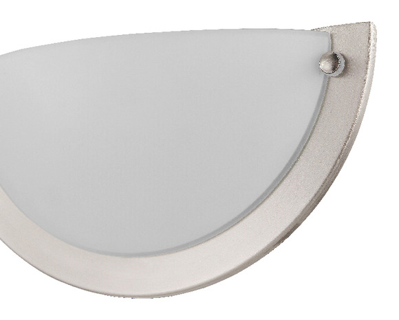 Applique murale argent "Mogaot" H.15 cm x L.29 cm - Brico Dépôt