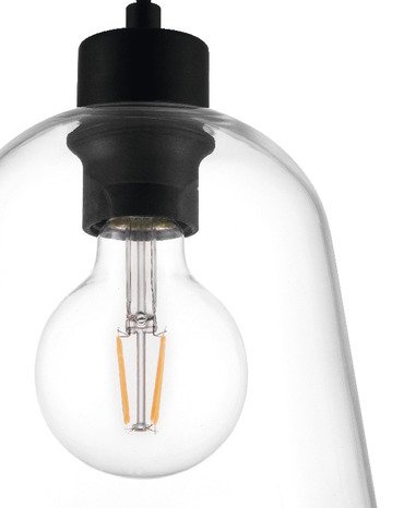 Suspension en verre "Calu" Ø18 cm - GoodHome - Brico Dépôt