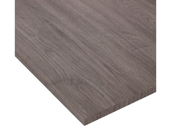 Plateau bureau en chêne gris mélaminé - L. 120 x l. 80 x Ép. 1,8 cm - Brico Dépôt