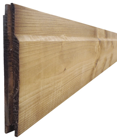 Lot 6 clins épicéa h.132 x l.2400 x ep.18 auto marron *st louis* - Brico Dépôt