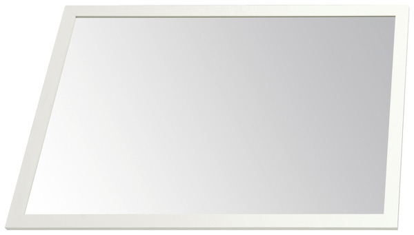 Miroir de salle de bains blanc "Perma" L.100 x H.70 x P.1,6 cm - GoodHome - Brico Dépôt