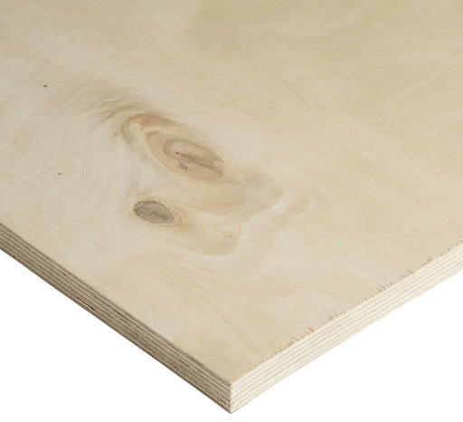 Panneau prédécoupé contreplaqué Bouleau L. 810 x l. 405 mm - Ep. 18 mm - Brico Dépôt