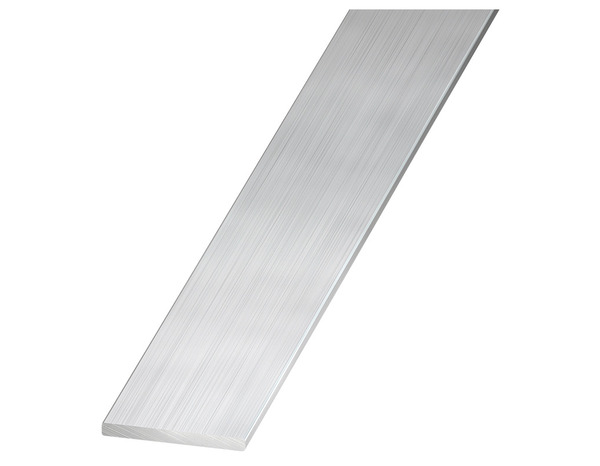 Plat aluminium brut - 20 x 2 mm 1 m Argent - Brico Dépôt