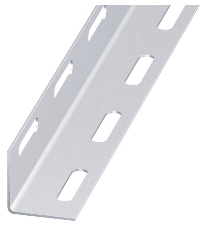Cornière égale perforée en acier galvanisé, 38 x 38 mm, L.2 m - Brico Dépôt