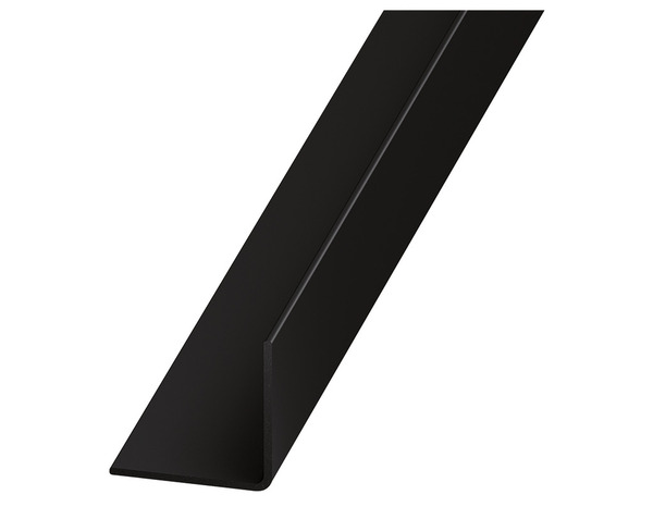Cornière PVC noir - 20 x 20 mm x 2 m - Brico Dépôt