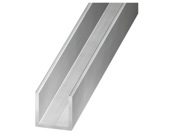 Aluminium brut 20 x 25 mm 2 m Argent  Ép. 1,5 mm - Brico Dépôt