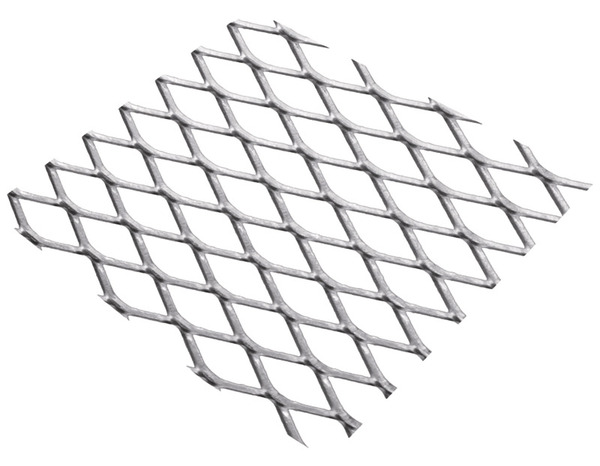 Tôle métal déployé aliminium brut - mailles 16 mm - L. 50 x l. 25 cm - Brico Dépôt