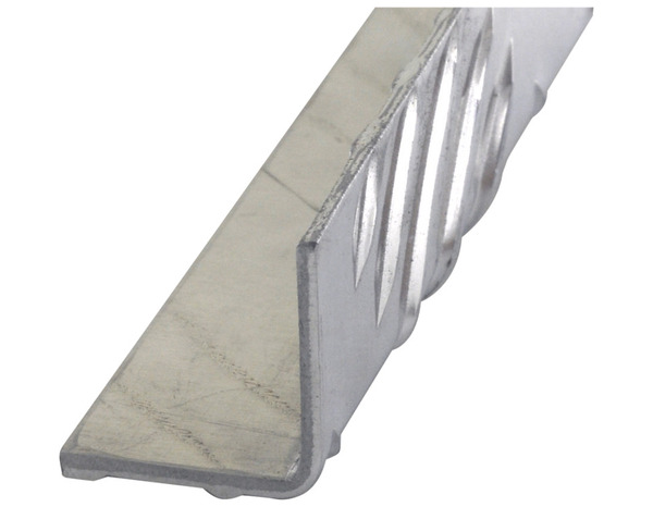 Cornière aluminium brut damier - 40 x 40 mm x 1 m - Brico Dépôt