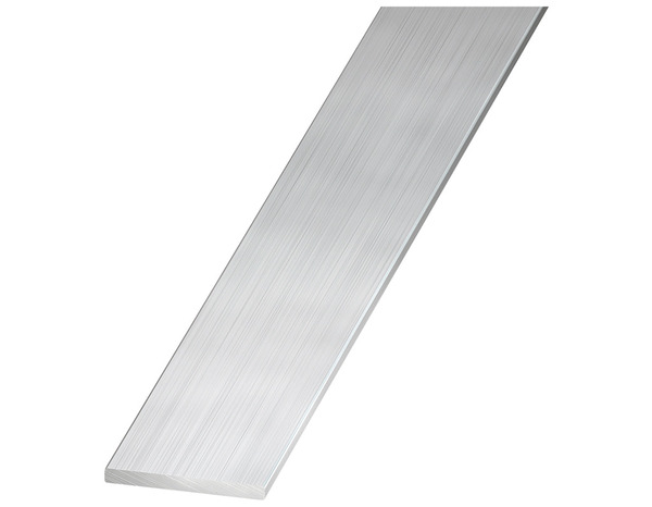 Plat aluminium brut - 35 x 2 mm 1 m Argent - Brico Dépôt