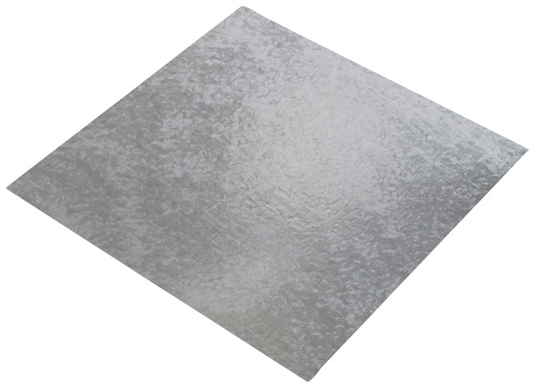 Tôle acier galvanisé lisse - L. 50 x l. 25 x Ep. 0,055 cm - Brico Dépôt