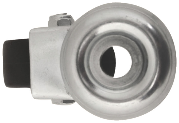 Roulette pivotante PU gris - H. 6,84 x Ø 5 cm - 30 kg - Brico Dépôt