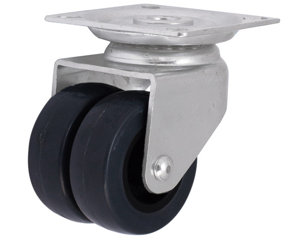 Roulette pivotante TPR gris - Ø 5 cm - 40 kg - Brico Dépôt