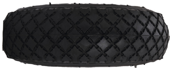 Pneu caoutchouc et PP rouge - Ø 26 cm - 136 kg - Brico Dépôt