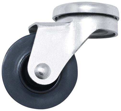 Roulette pivotante PVC gris - Ø 4 cm - 18 kg - Brico Dépôt