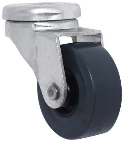 Roulette pivotante PVC gris - Ø 4 cm - 18 kg - Brico Dépôt