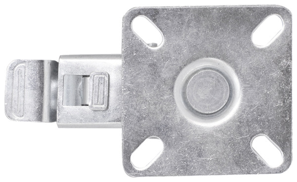 Roulette pivotante PU gris avec frein - Ø 5 cm - 30 kg - Brico Dépôt