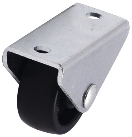 Roulette fixe nylon noir - Ø 3 cm - 15 kg - Brico Dépôt