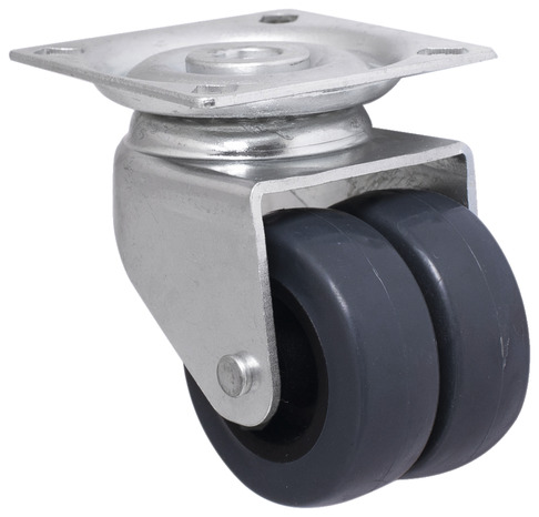 Roulette pivotante TPR gris - Ø 5 cm - 40 kg - Brico Dépôt