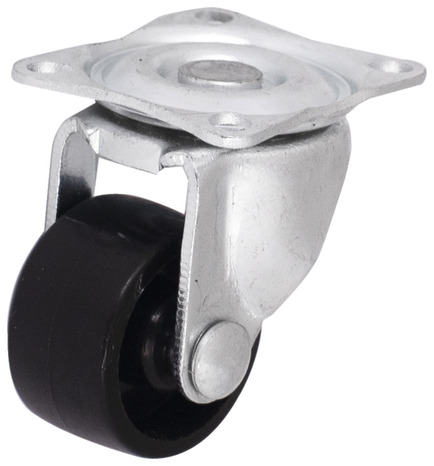 Roulette pivotante PP noir - Ø 2,5 cm - 10 kg - Brico Dépôt