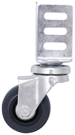 Roulette pivotante PU noir - Ø 4,9 cm - 35 kg - Brico Dépôt