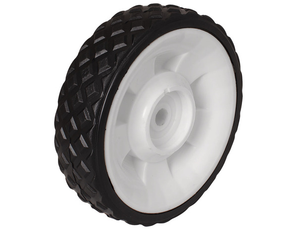 Roulette centrale PVC noir - Ø 15 cm - 35 kg - Brico Dépôt