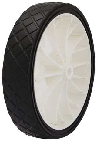 Roulette centrale PVC noir - Ø 20 cm - 40 kg - Brico Dépôt