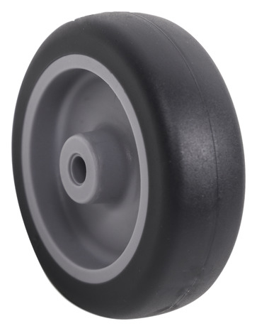 Roulette fixe PVC noir - Ø 7,5 cm - 45 kg
 - Brico Dépôt