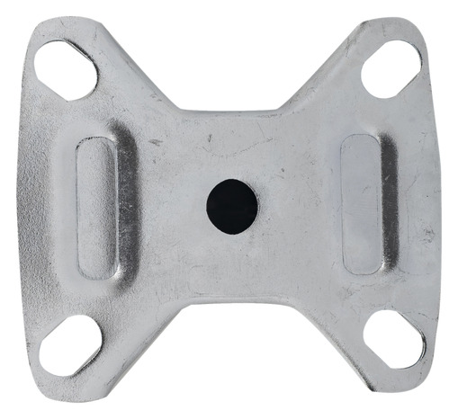 Roulette fixe PU gris - Ø 10 cm - 70 kg
 - Brico Dépôt