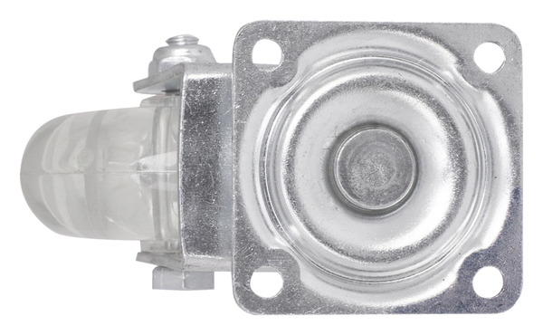 Roulette pivotante PU transparent - Ø 5 cm - 20 kg - Brico Dépôt