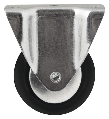 Roulette fixe PVC noir - Ø 6,5 cm - 40 kg - Brico Dépôt