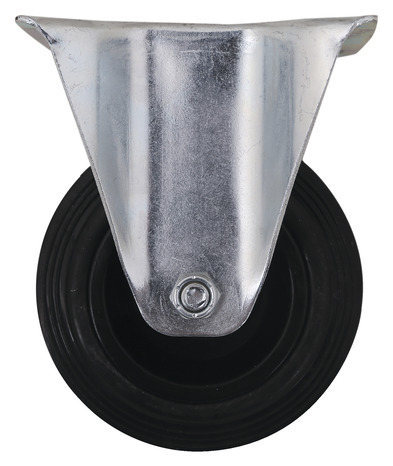 Roulette fixe PVC noir - Ø 10 cm - 75 kg - Brico Dépôt