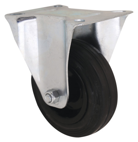 Roulette fixe PVC noir - Ø 10 cm - 75 kg - Brico Dépôt