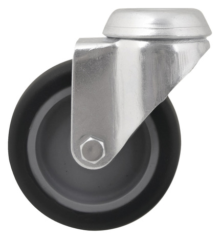 Roulette pivotante PU gris - Ø 7,5 cm - 55 kg - Brico Dépôt