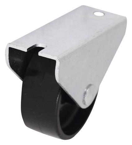 Roulette fixe nylon noir - Ø 4,5 cm - 20 kg - Brico Dépôt