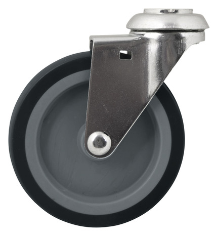 Roulette pivotante PU gris - Ø. 10 cm - 70 kg - Brico Dépôt